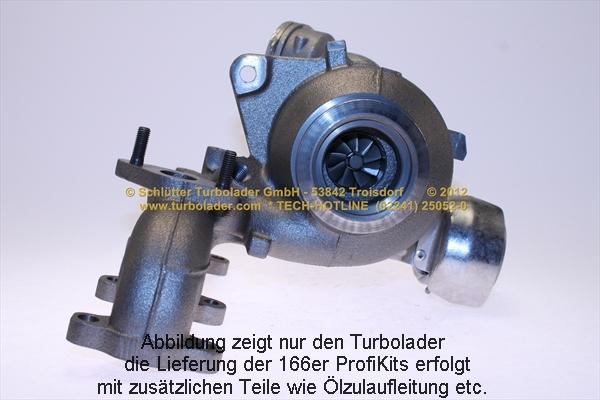 Schlütter Turbolader 166-02470 - Kompresors, Turbopūte ps1.lv