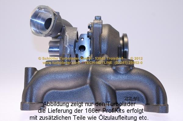 Schlütter Turbolader 166-02470 - Kompresors, Turbopūte ps1.lv