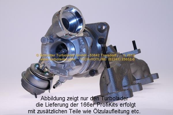 Schlütter Turbolader 166-02590 D - Kompresors, Turbopūte ps1.lv