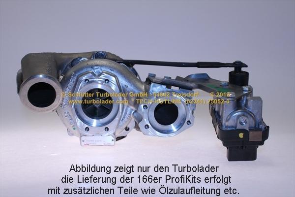 Schlütter Turbolader 166-02520 - Kompresors, Turbopūte ps1.lv