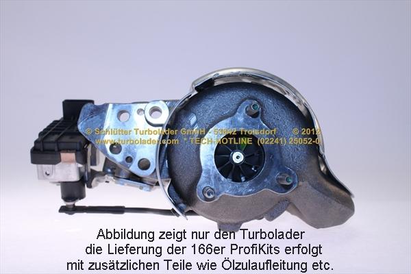 Schlütter Turbolader 166-02630 - Kompresors, Turbopūte ps1.lv