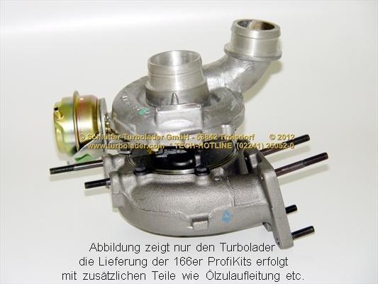 Schlütter Turbolader 166-02090 - Kompresors, Turbopūte ps1.lv