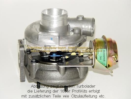 Schlütter Turbolader 166-02340 - Kompresors, Turbopūte ps1.lv