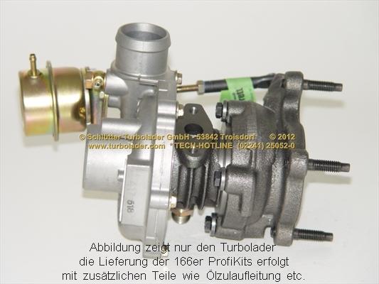 Schlütter Turbolader 166-02350 - Kompresors, Turbopūte ps1.lv