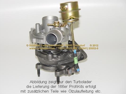 Schlütter Turbolader 166-02350 - Kompresors, Turbopūte ps1.lv