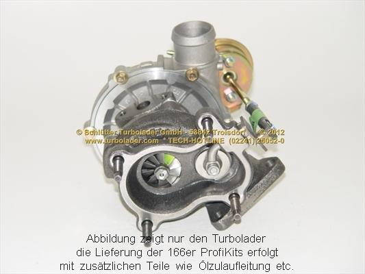 Schlütter Turbolader 166-02350 - Kompresors, Turbopūte ps1.lv