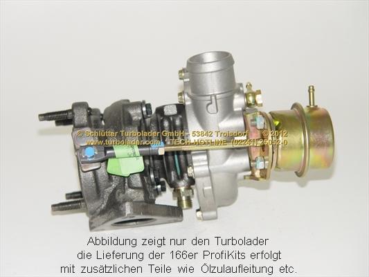 Schlütter Turbolader 166-02350 - Kompresors, Turbopūte ps1.lv