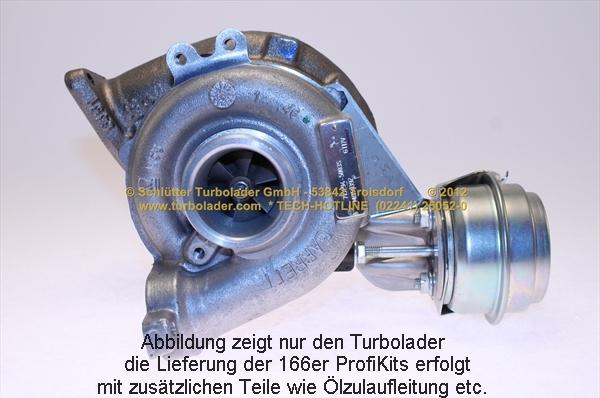 Schlütter Turbolader 166-02310 - Kompresors, Turbopūte ps1.lv