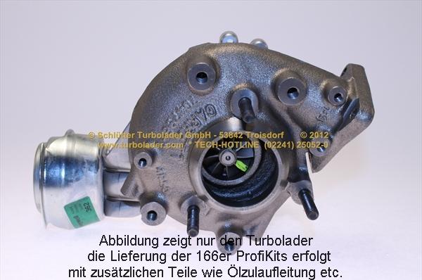 Schlütter Turbolader 166-02310 - Kompresors, Turbopūte ps1.lv