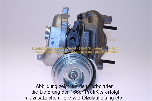 Schlütter Turbolader 166-02310 - Kompresors, Turbopūte ps1.lv