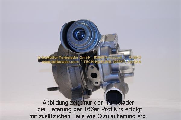 Schlütter Turbolader 166-02290 - Kompresors, Turbopūte ps1.lv