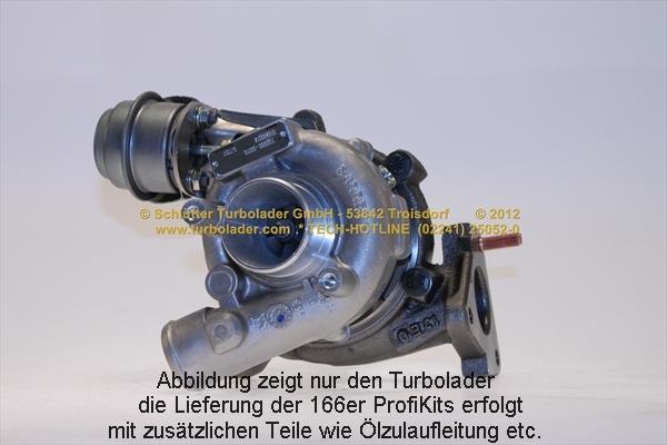 Schlütter Turbolader 166-02290 - Kompresors, Turbopūte ps1.lv