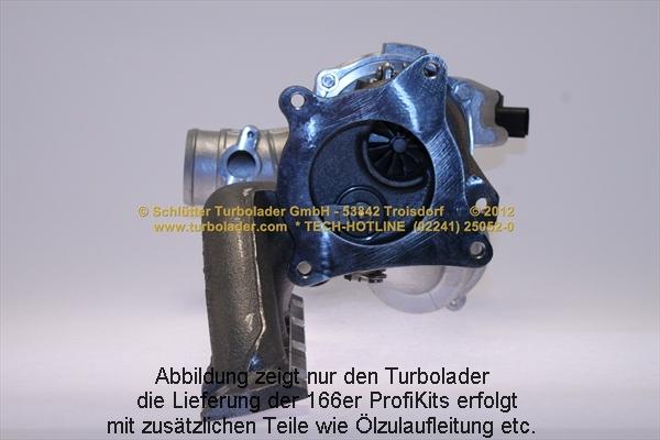 Schlütter Turbolader 166-09020EOL - Kompresors, Turbopūte ps1.lv