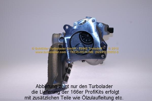 Schlütter Turbolader 166-09020 - Kompresors, Turbopūte ps1.lv