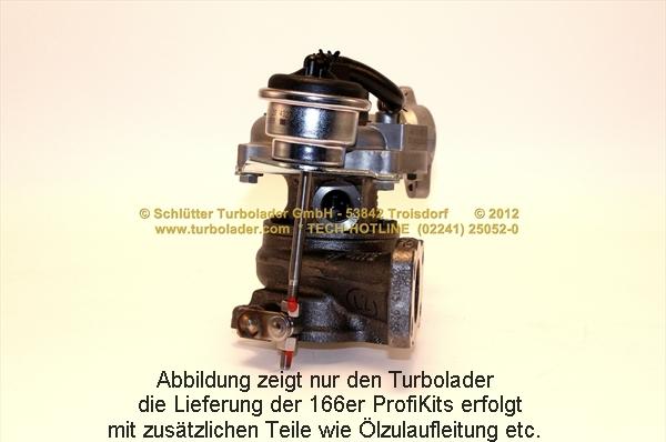 Schlütter Turbolader 166-07040 - Kompresors, Turbopūte ps1.lv