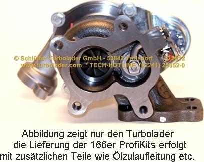 Schlütter Turbolader 166-07040 - Kompresors, Turbopūte ps1.lv