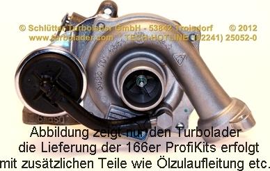 Schlütter Turbolader 166-07040 - Kompresors, Turbopūte ps1.lv