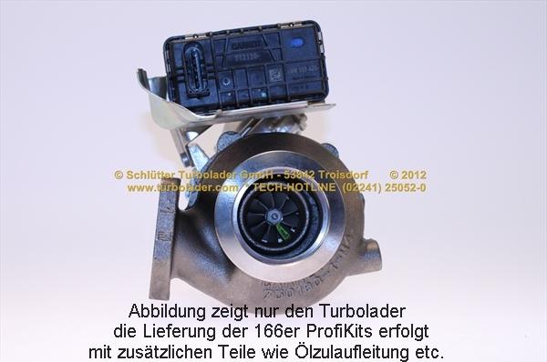 Schlütter Turbolader 166-07051 - Kompresors, Turbopūte ps1.lv