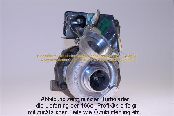 Schlütter Turbolader 166-07051 - Kompresors, Turbopūte ps1.lv