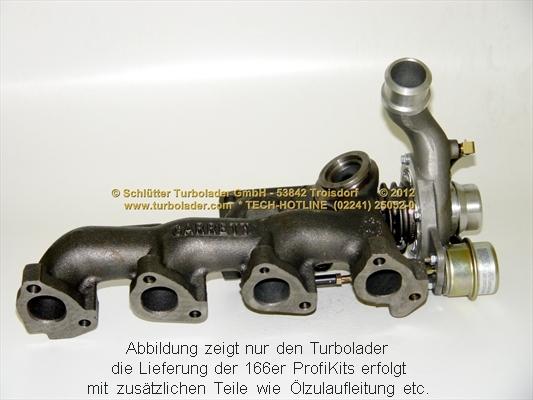 Schlütter Turbolader 166-07010EOL - Kompresors, Turbopūte ps1.lv