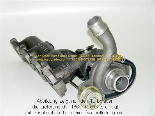 Schlütter Turbolader 166-07010 - Kompresors, Turbopūte ps1.lv