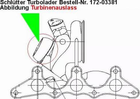 Schlütter Turbolader 172-03381 - Kompresors, Turbopūte ps1.lv