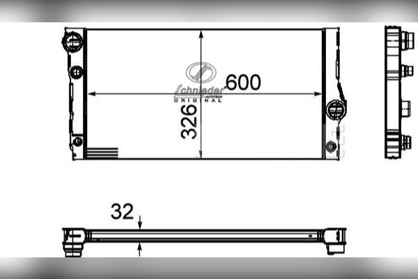 SCHNIEDER AUTOTECH BMS33.00165 - Radiators, Motora dzesēšanas sistēma ps1.lv