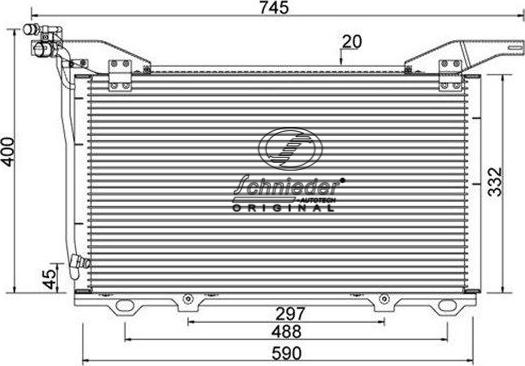 SCHNIEDER AUTOTECH BZS85.00057 - Kondensators, Gaisa kond. sistēma ps1.lv