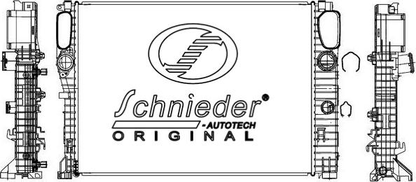 SCHNIEDER AUTOTECH BZS33.00092 - Radiators, Motora dzesēšanas sistēma ps1.lv