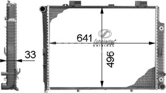 SCHNIEDER AUTOTECH BZS33.00045 - Radiators, Motora dzesēšanas sistēma ps1.lv