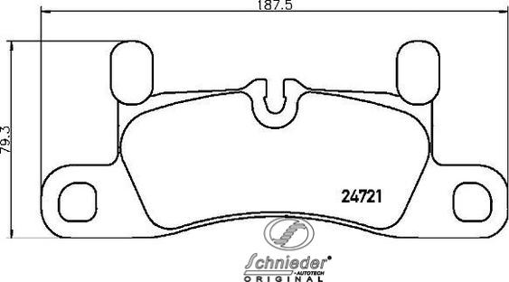 SCHNIEDER AUTOTECH SBP015-121 - Bremžu uzliku kompl., Disku bremzes ps1.lv