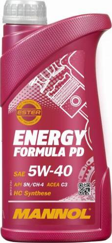 SCT-MANNOL Energy Formula PD 5W40 - Motoreļļa ps1.lv