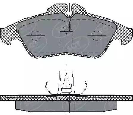 SCT-MANNOL SP 177 PR - Bremžu uzliku kompl., Disku bremzes ps1.lv