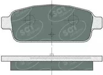 Opel 095530021 - Bremžu uzliku kompl., Disku bremzes ps1.lv