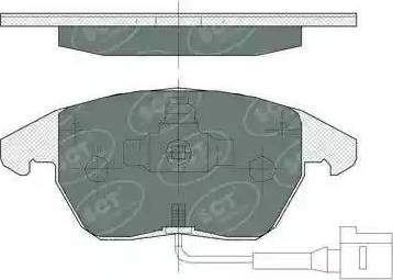 SCT-MANNOL SP 367 PR - Bremžu uzliku kompl., Disku bremzes ps1.lv