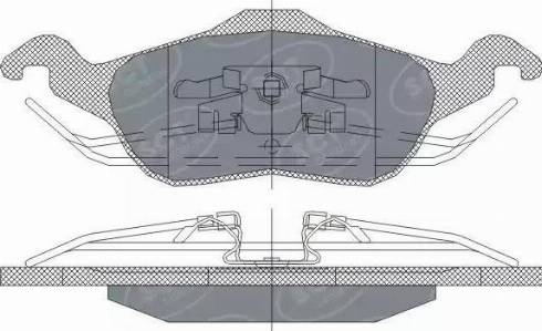 SCT-MANNOL SP 237 PR - Bremžu uzliku kompl., Disku bremzes ps1.lv