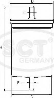 SCT-MANNOL ST 6128 - Degvielas filtrs ps1.lv