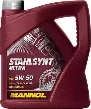 SCT-MANNOL Stahlsynt Ultra 5W-50 - Motoreļļa ps1.lv