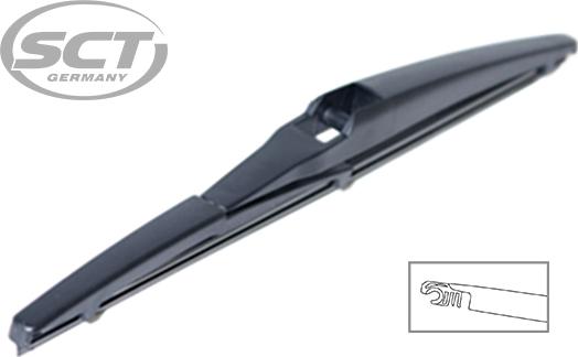 SCT-MANNOL 9490 REAR WIPER - Stikla tīrītāja slotiņa ps1.lv