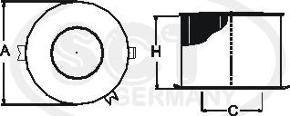 SCT-MANNOL SB 2138 - Gaisa filtrs ps1.lv