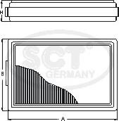 SCT-MANNOL ST 6003 - Degvielas filtrs ps1.lv