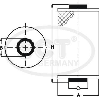 SCT-MANNOL SH 4707 - Eļļas filtrs ps1.lv