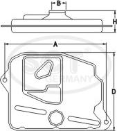 SCT-MANNOL SG 1709 - Hidrofiltrs, Automātiskā pārnesumkārba ps1.lv