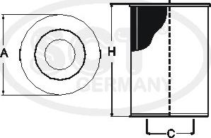 SCT-MANNOL SH 4045 P - Eļļas filtrs ps1.lv