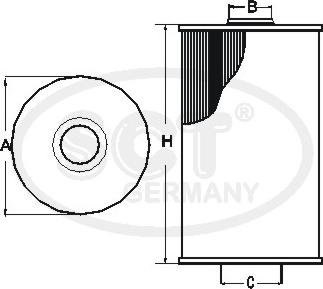 SCT-MANNOL SH 4053 P - Eļļas filtrs ps1.lv