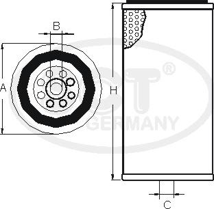 SCT-MANNOL SH 4750 - Eļļas filtrs ps1.lv