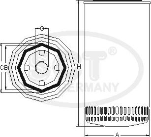 SCT-MANNOL SM 5719 - Eļļas filtrs ps1.lv