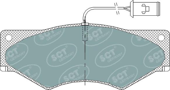 SCT-MANNOL SP 319 PR - Bremžu uzliku kompl., Disku bremzes ps1.lv