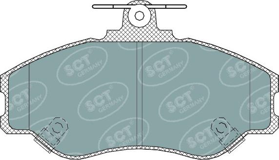 SCT-MANNOL SP 323 PR - Bremžu uzliku kompl., Disku bremzes ps1.lv