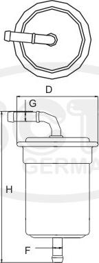 SCT-MANNOL ST 328 - Degvielas filtrs ps1.lv